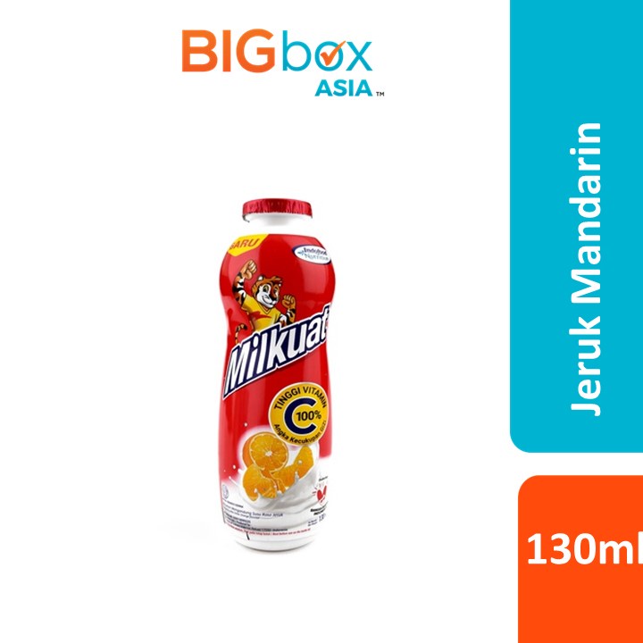 Milkuat Jeruk Mandarin - 130ml EXP: 31 Mar 2022