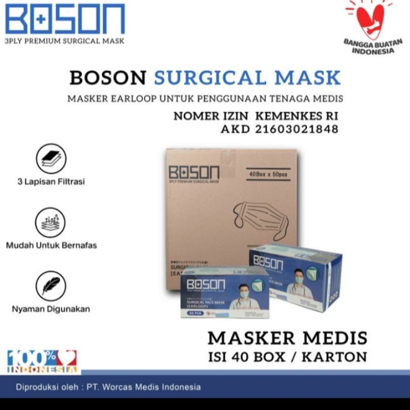 Masker Boson Medis