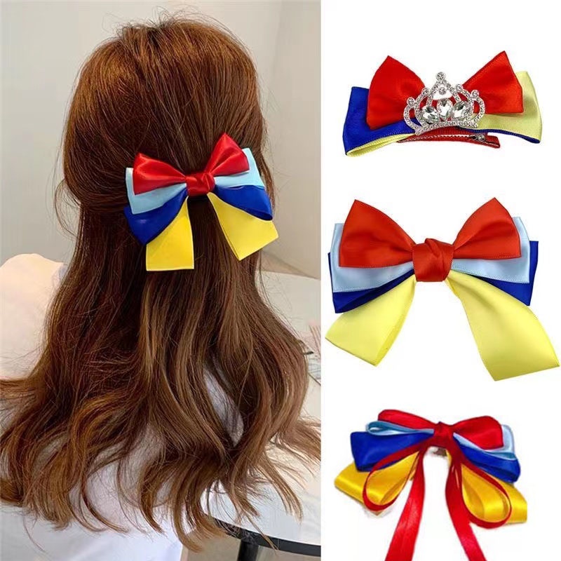 (Hello Girl)F104 Jepit Rambut Anak Motif Pita Kupu Gaya Korea Import