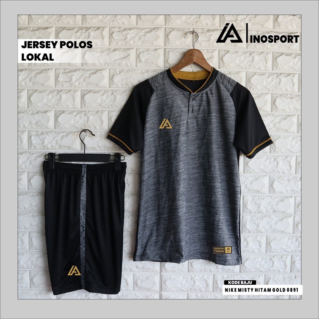 Custom Jersey Polos Sepak Bola Futsal Baju Bola Pria Inosport 0891