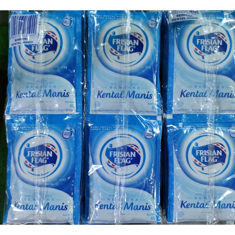 

paket 2 Frisian Flag Susu Bendera Kental Manis 2x6x40g ED juli 25