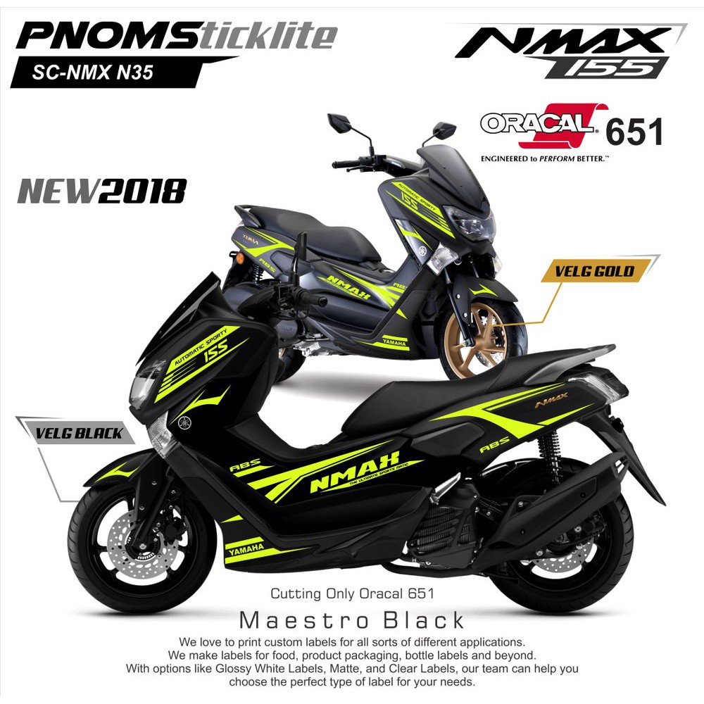 Sticker Body Nmax Sticker Motor Nmax Cutting Sticker N Max 17