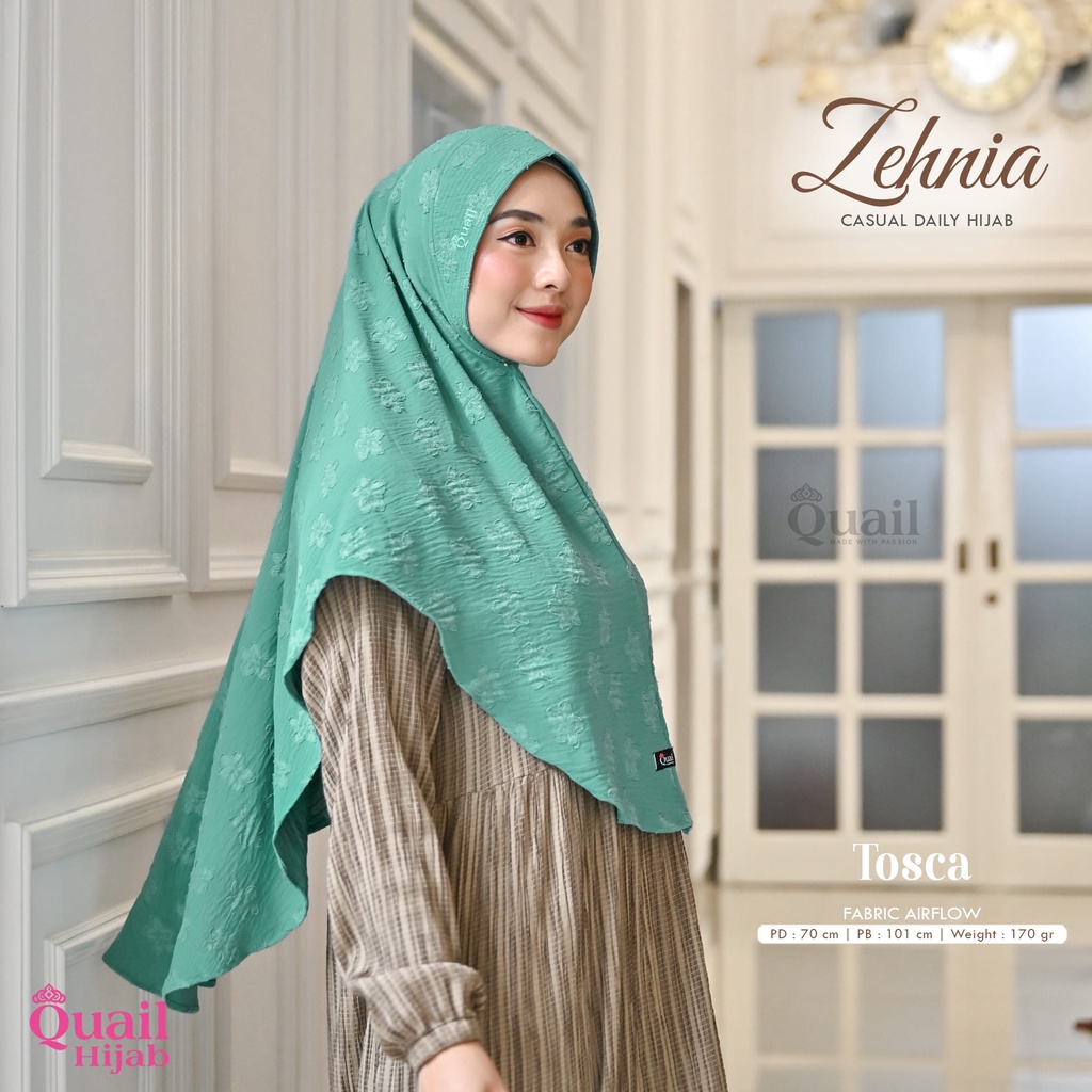 Quail Hijab - ZEHNIA DAILY HIJAB INSTAN ORI QUAIL