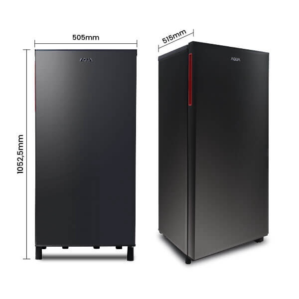 AQUA Kulkas 1 Pintu 137 Liter AQR-D181 (DS/LS)