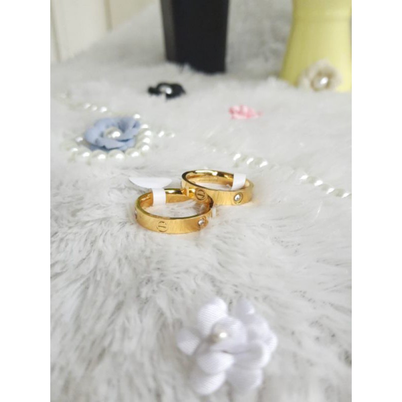 Cincin Cartier Lapis Emas