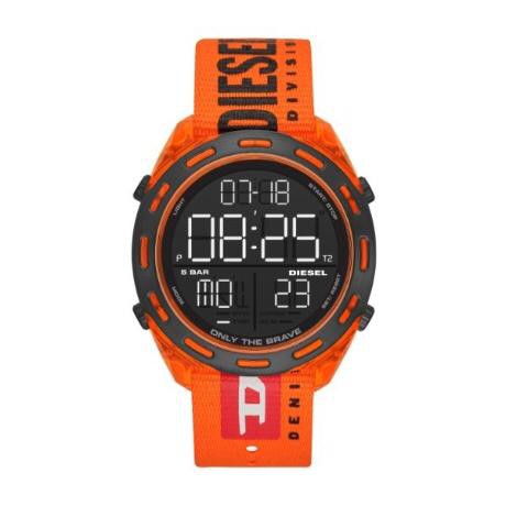 Jam Tangan Pria Fashion Diesel Jumbo Digital Strap kanvas/Nylon