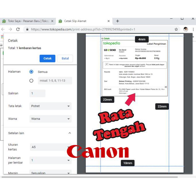 

HOT SALE|BEST SALLER Kertas Stiker HVS A6 / Printable Sticker (bisa di Print & Tulis) - KGN