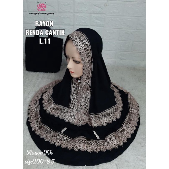 MUKENA TERUSAN DEWASA  MUKENA RAYON MUKENA TERUSAN RAYON RENDA TERBARU MUKENA DEWASA ALA SANTRI MUKE