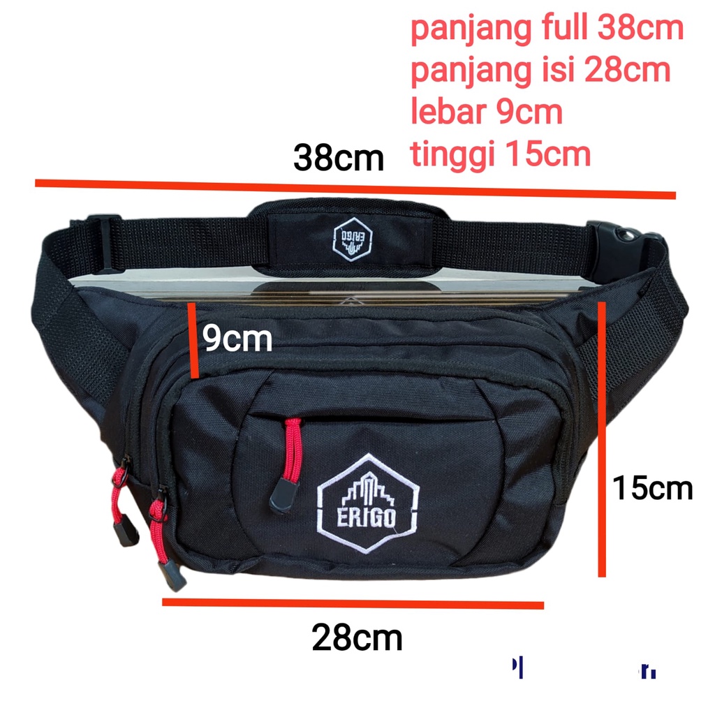 Waistbag pria gaul  / Tas Selempang outdoor / tas pinggang pria