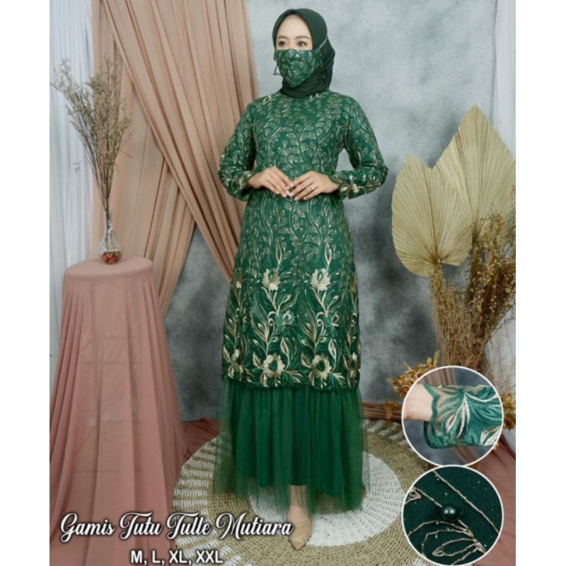 GAMIS TUTU ALEETA/KEBAYA TUTU/KEBAYA PESTA