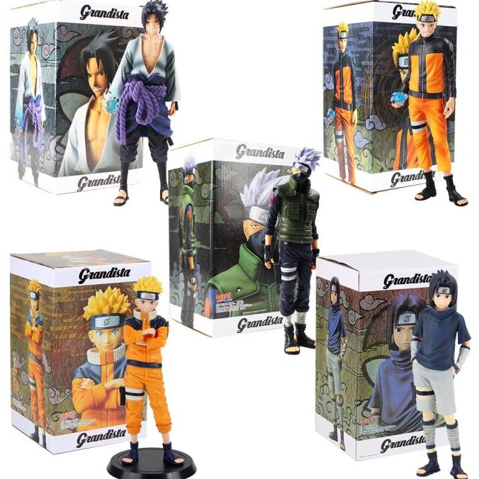 Action Figure Naruto Sasuke Kakashi Grandista