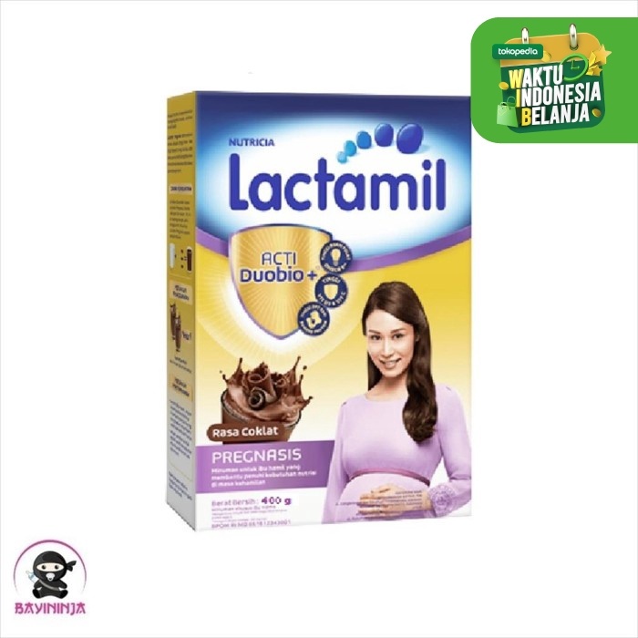 

LACTAMIL Pregnasis Susu Ibu Hamil Coklat Box 400g 400 g T-Ninjabayi 01