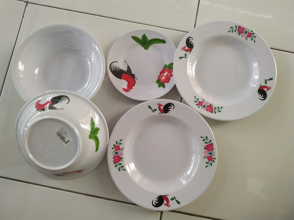 Lepek - Piring Mini Melamine Motif Ayam