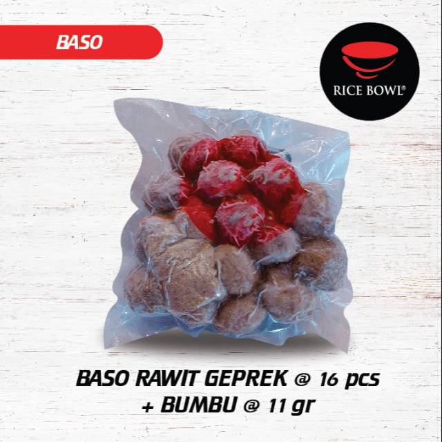 

BASO RAWIT GEPREK (ISI 16 PCS) + BUMBU 11 GR