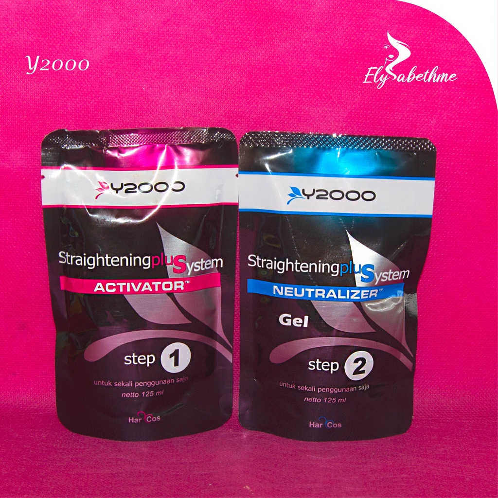 ✿ELYSABETHME✿ Y2000 rambut smoothing step 1 step 2 tanpa catok tidak merusak rambut