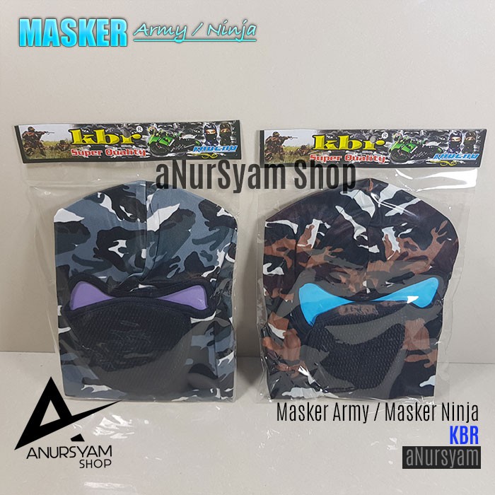Masker Ninja / Masker Loreng / Masker Motor Ninja