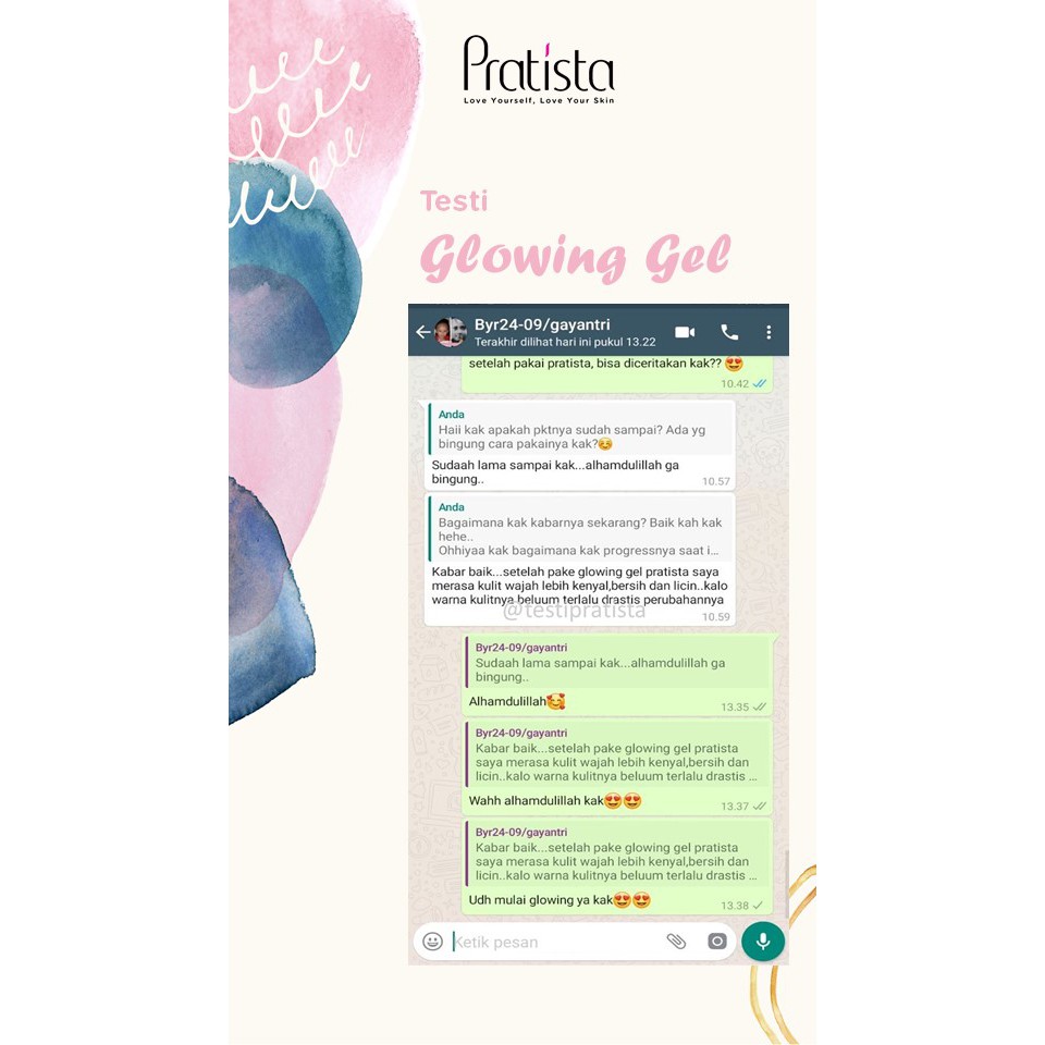 Cream Glowing Gel Pratista BPOM - Rahasia Kecantikan Wanita Glowing - Krim Wajah Glowing