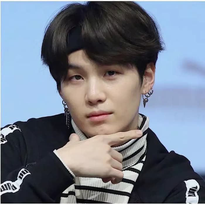 Anting KPOP BTS SUGA Earring Bangtan Boys Anting BTS Pria