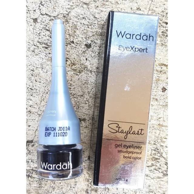 Wardah Eyexpert Staylast Gel Eyeliner/ eyeliner wardah/ eyeliner gel Original 100%