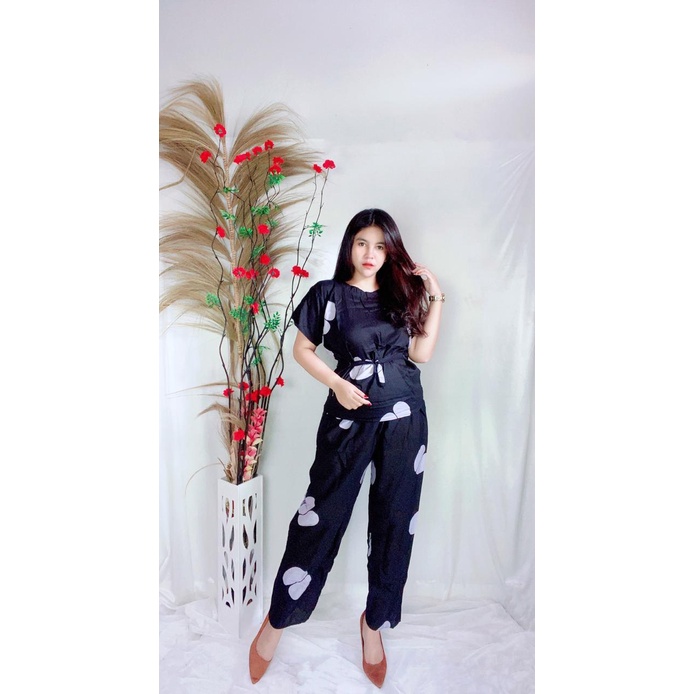 Daster Babydoll Panjang Bali-BD - KOPI HITAM