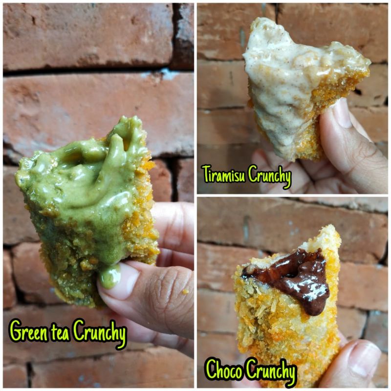 

RISOL TIRAMISU * GREENTEA* CHOCO CRUNCHY