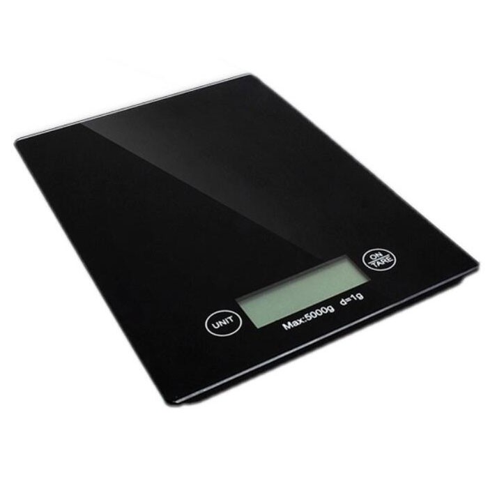 Timbangan Dapur 5 kg 1 g Warna Hitam / Kitchen Scale - Original Murah