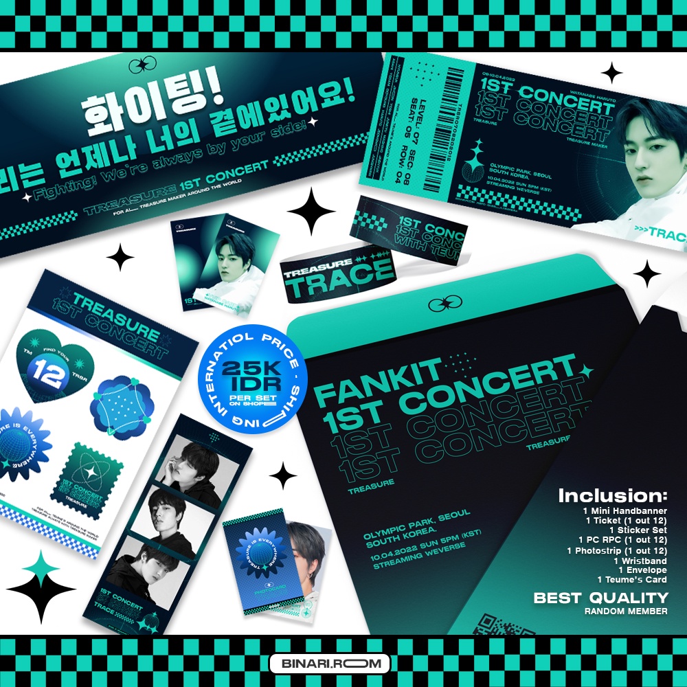 [SOLD OUT] FANKIT TIKET KONSER TREASURE 1ST CONCERT TRACE