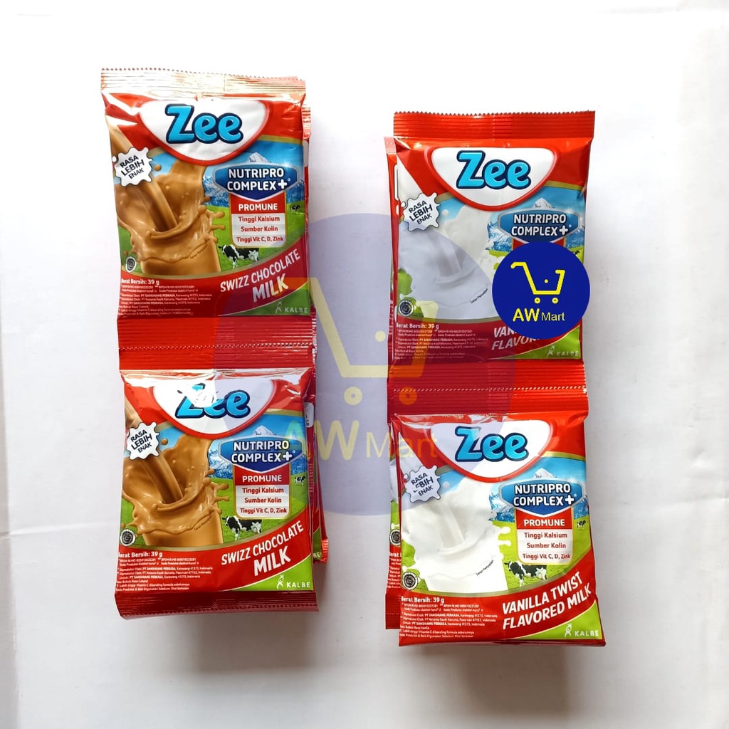 SUSU ZEE RENCENG ISI 10 SACHET X 39GRAM - SUSU BUBUK ZEE