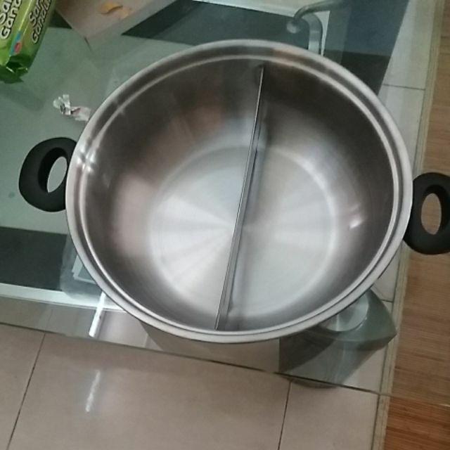 Panci Sekat 2 Xozie Suki Pot 28 Cm Panci Shabu Shabu Sukiyaki Panci Jepang Sukipot Xozie