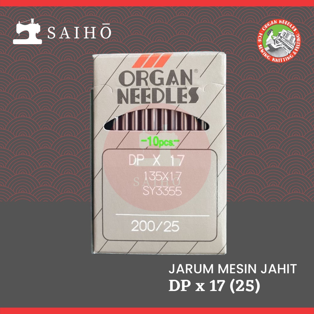 Organ Needles DPx17 - Jarum Mesin Jahit Kulit Walking Foot / Cangklong