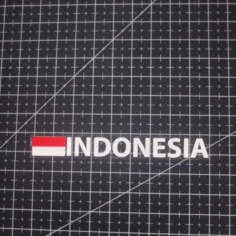 STICKER BENDERA INDONESIA KECIL CUTTING