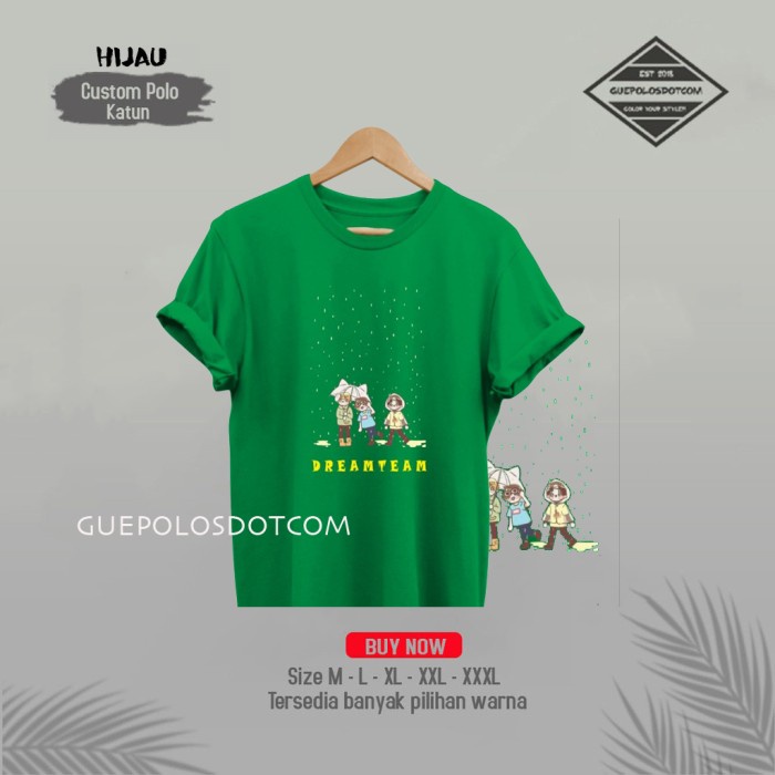 DREAM SMP RAIN - TSHIRT DREAM SMP MEMBER MINECRAFT - kaos Roblox - hijau fuji, 2 -RADSHA CLOTH