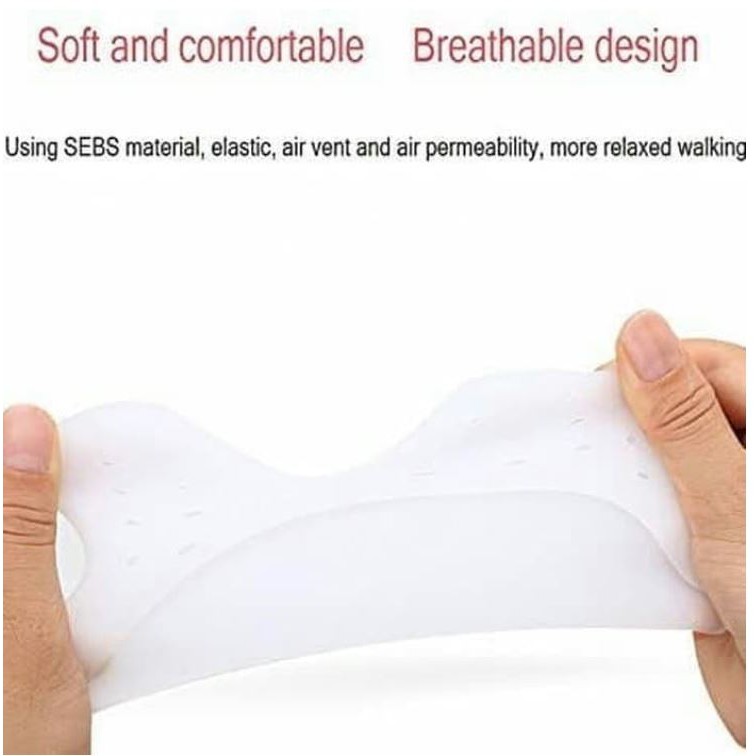 Silicone gel toe cap forefoot silikon jari kaki ballet import