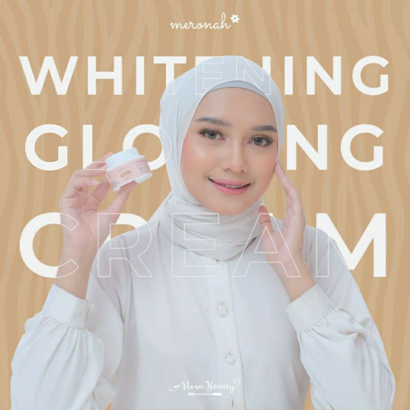 Whitening Glowing Cream Meronah 2in1 BPOM