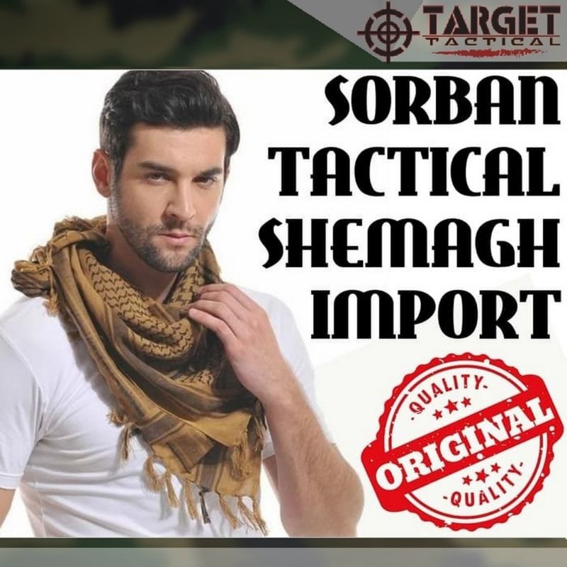 TARGET MILITARY - SORBAN TACTICAL SHEMAGH SCARF SYAL MUSLIM ARMY LORENG BAJU KOKO