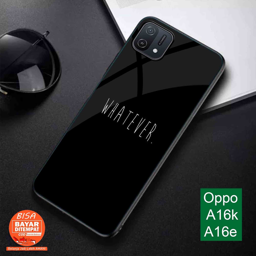 Untung Case Oppo A16K A16E - Motif Case [ Aesth Quotes 2 ] - Hardcase Oppo A16K A16E - Softcase Oppo
