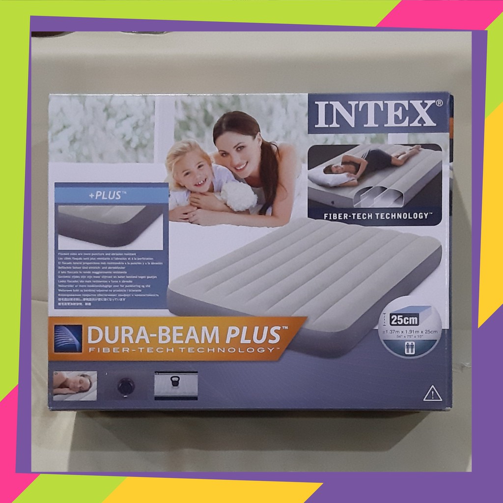 401 Matras kasur angin - Intex dura beam twin fiber matras