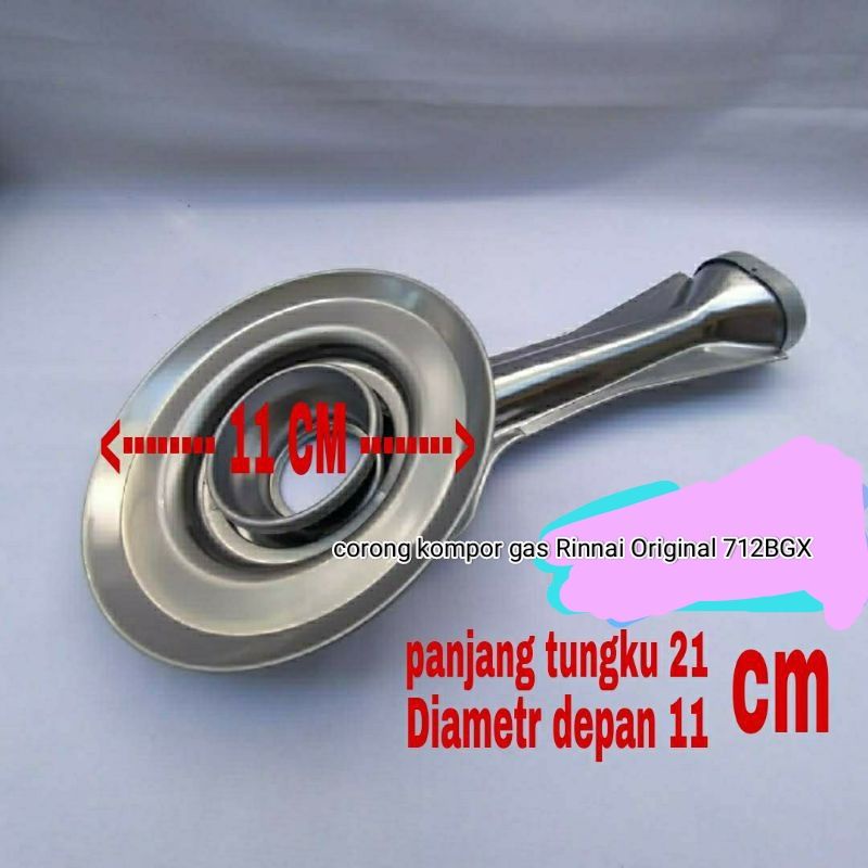 Tungku Kompor Rinnai 712 BGX / Corong kompor rinnai 712 BGX Original