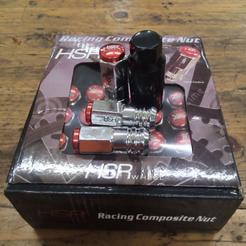 Baut Mur Roda Racing HSR RED Drat 1,25 MOBIL XENIA LIVINA