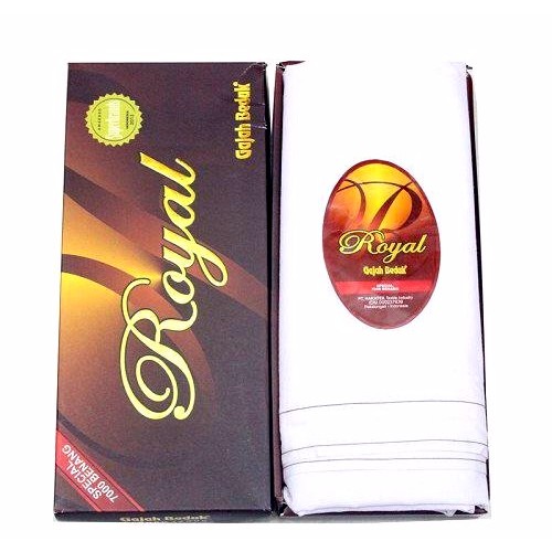 (PROMO) (PROMO) SARUNG TENUN PUTIH ROYAL GAJAH BEDUK ( TNK )
