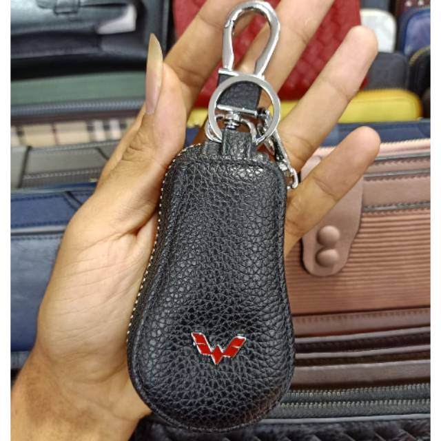 Gantungan Kunci Mobil Wuling Leather import quality