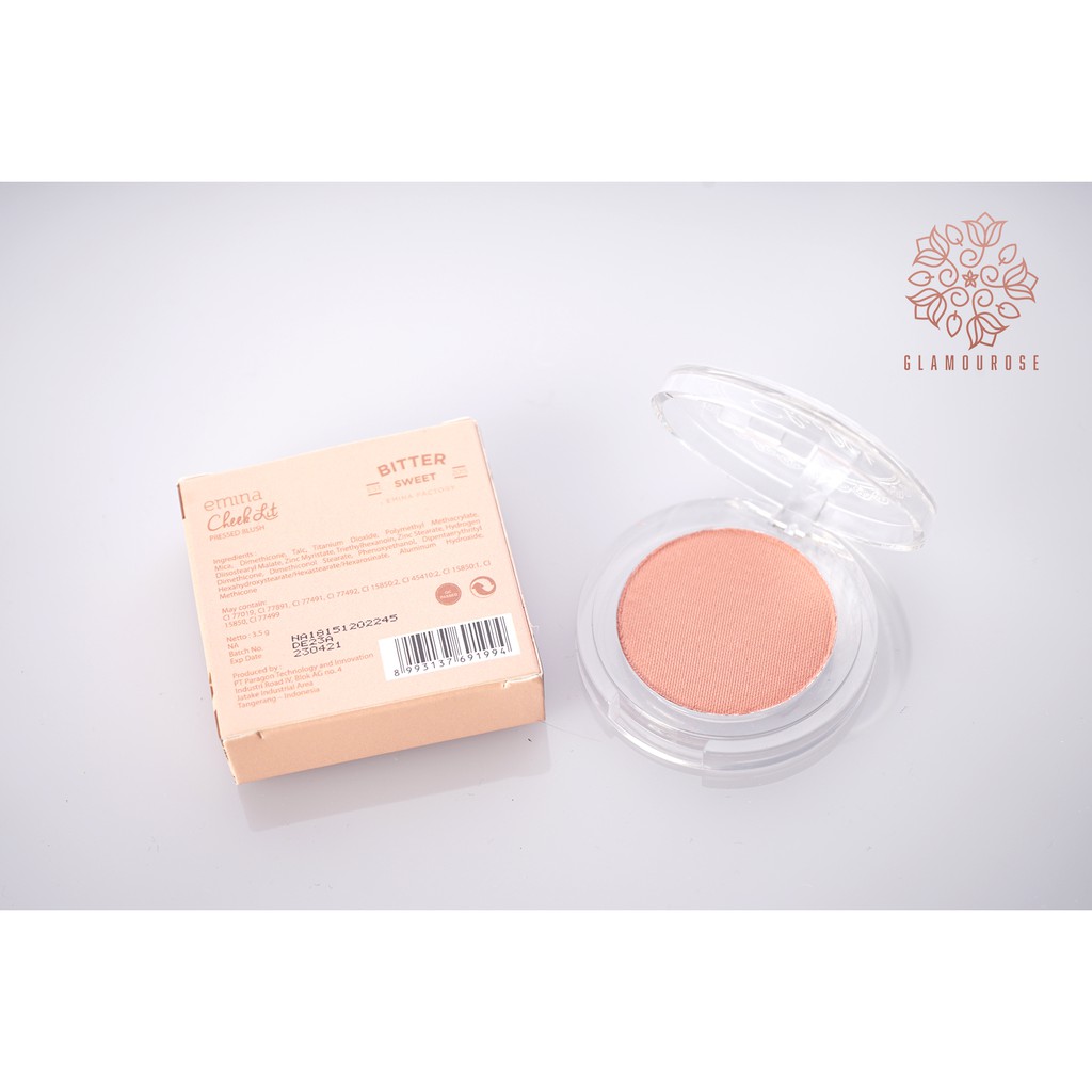 ❤️Glamouroseshop❤️ Emina Cheek Lit  /Cheeklit Pressed Blush On 3.5gr