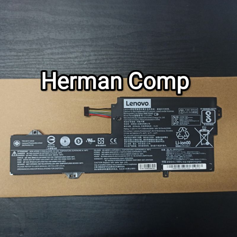 Original Baterai Lenovo IdeaPad 320S-13IKB L17M3P61 L17L3P61