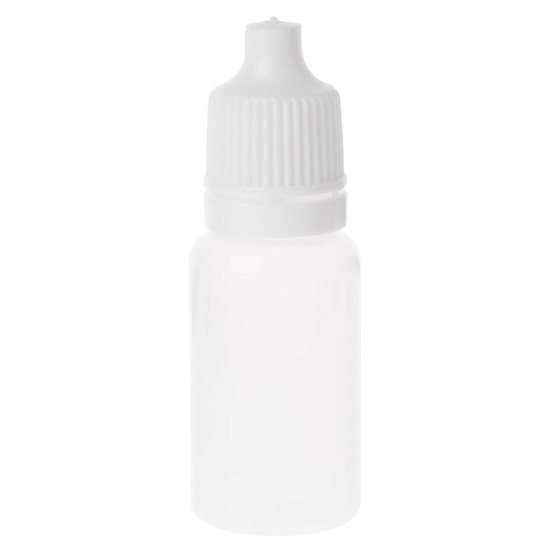 CRE  5-100ml Empty Plastic Squeezable Dropper Bottles Eye Liquid Dropper Container