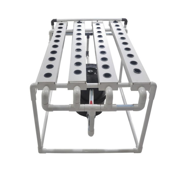 Paket Tanam Hidroponik NFT 1 Meter 40 Lubang Tanam Horizontal