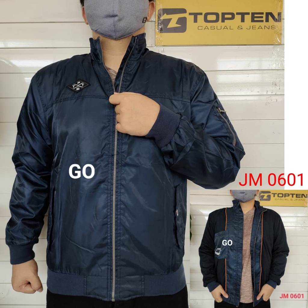 gos  TE TOPTEN JAKET PARASUT Cowok Casual Jaket Pria Tebal Cowok Jaket Premium