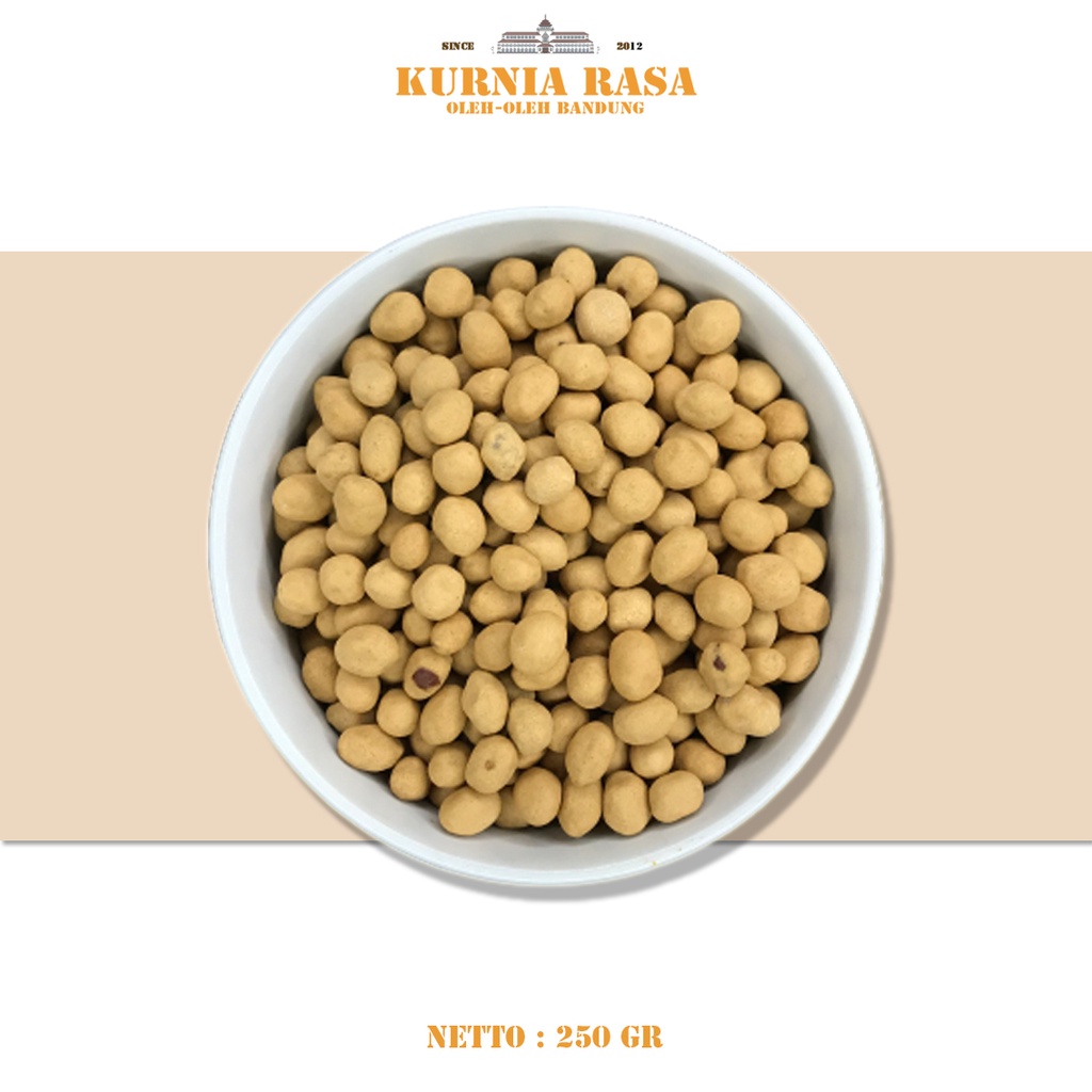 

Kacang Atom 250gr Renyah Kriuk Polos