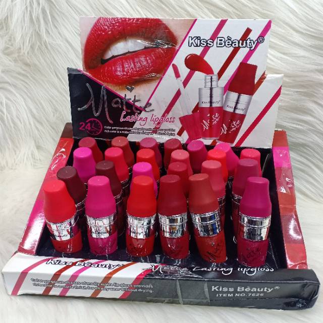 LIPSTICK MATTE KISSBEAUTY 7626 /12.pcs