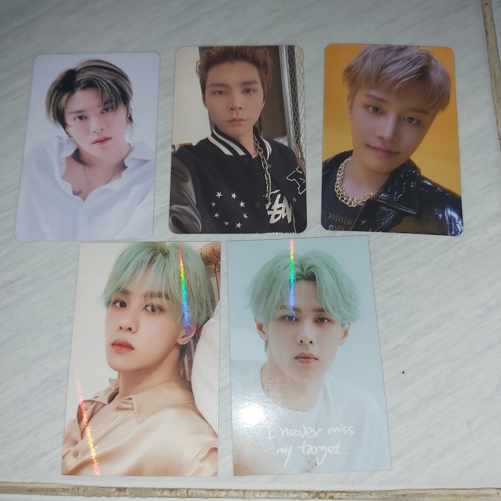 Yuta Benefit SG 2021, Johnny C Ver, Taeil T ver, Tradding Card Kun SG 2021