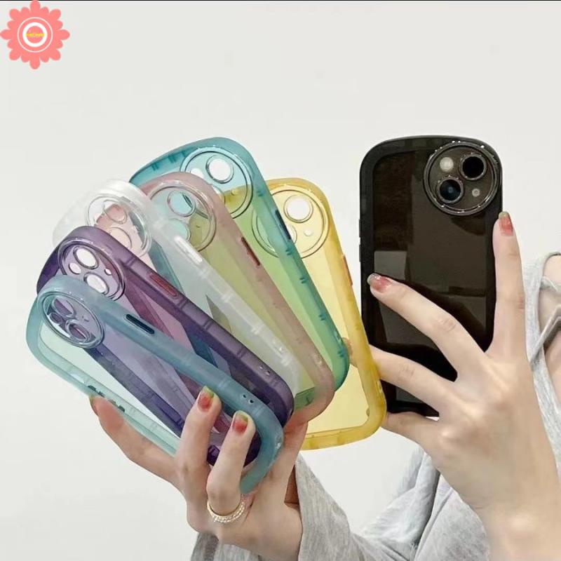 Soft Case Pelindung Lensa Warna Macaron Transparan Tahan Banting Untuk Realme C35 C25 C25s C15 C12 9i C11 C21Y C25Y5 5i 6i C3 5s C11 2021 C20A